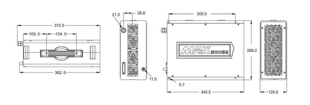 Láser de fibra pulsada MAX Q-Switch